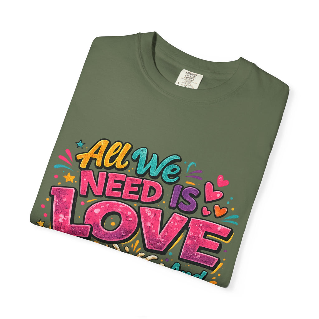 All We Need Is Love and Beer T-Shirt | Beer Graphic Tee