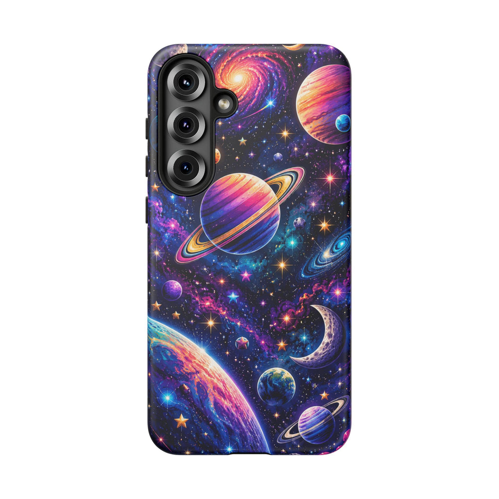 Colorful Galaxy Planets phone case | Tough Case