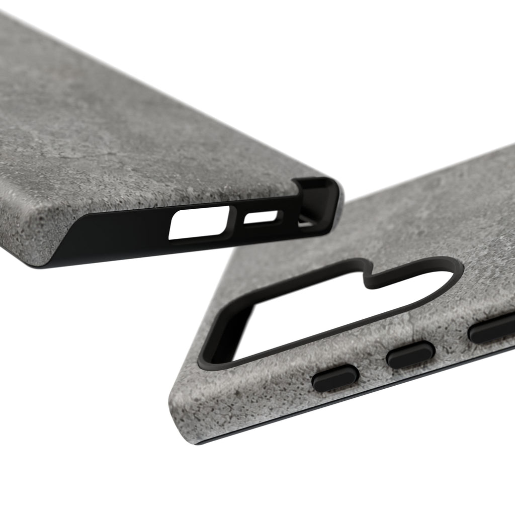 Concrete Texture Phone Case — Rugged Grey Protective iPhone Cover