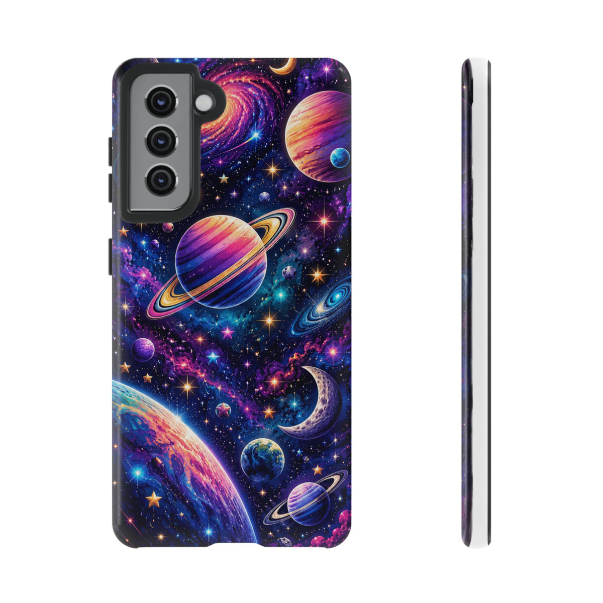Colorful Galaxy Planets phone case | Tough Case