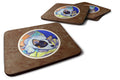 Australian Cattle Dog Sew Perfect Foam Coasters Set of 4 Cup Coasters for Indoor Outdoor, Tabletop Protection, Anti Slip, Mouse pad Material