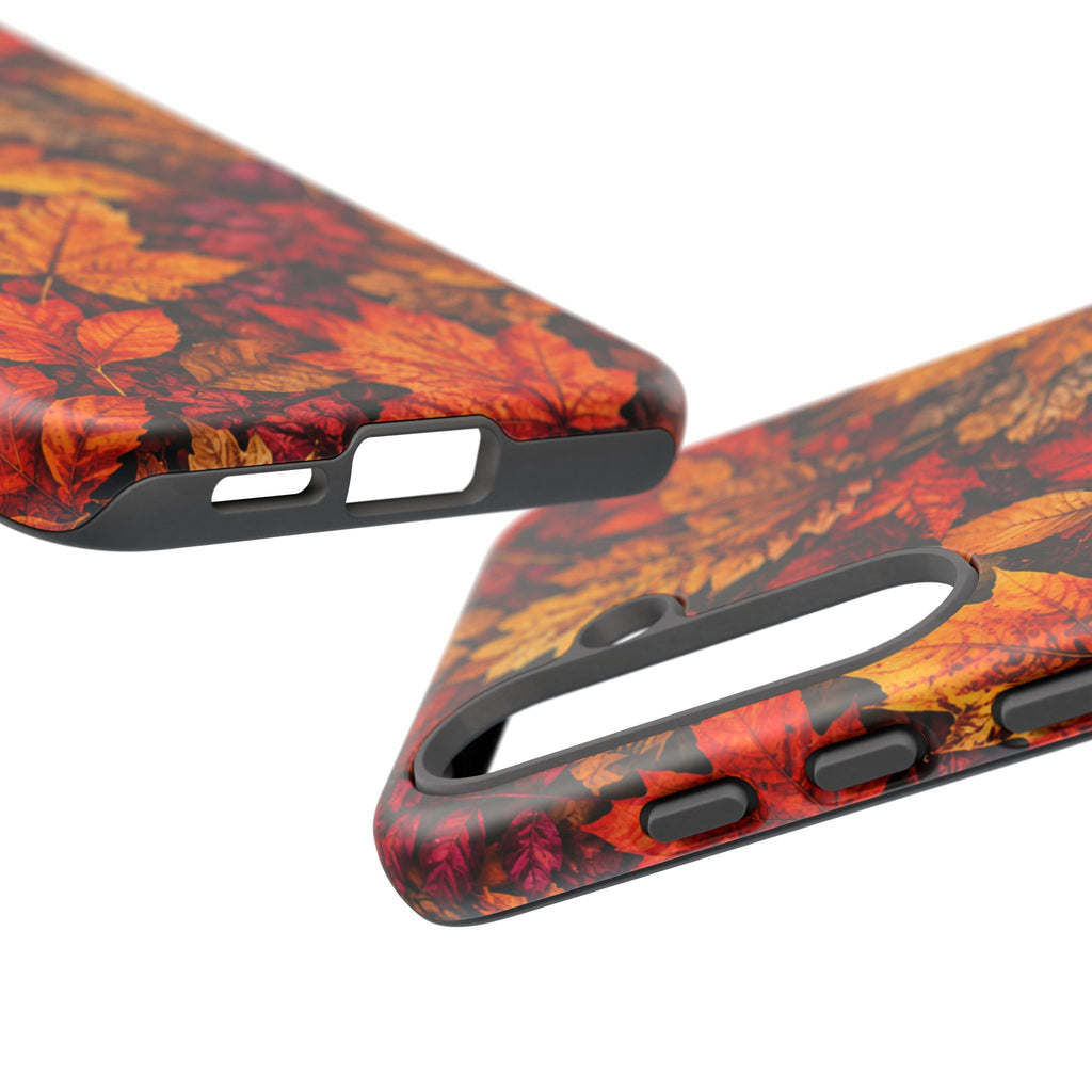 Autumn Leaves Tough Phone Case — Fall Foliage Protective Cover