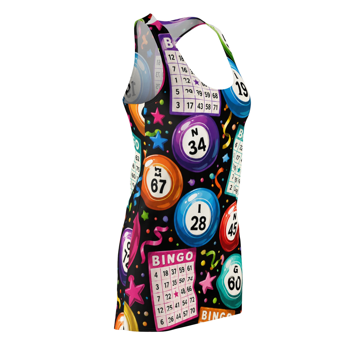 Women's Cut & Sew Racerback Dress (AOP)