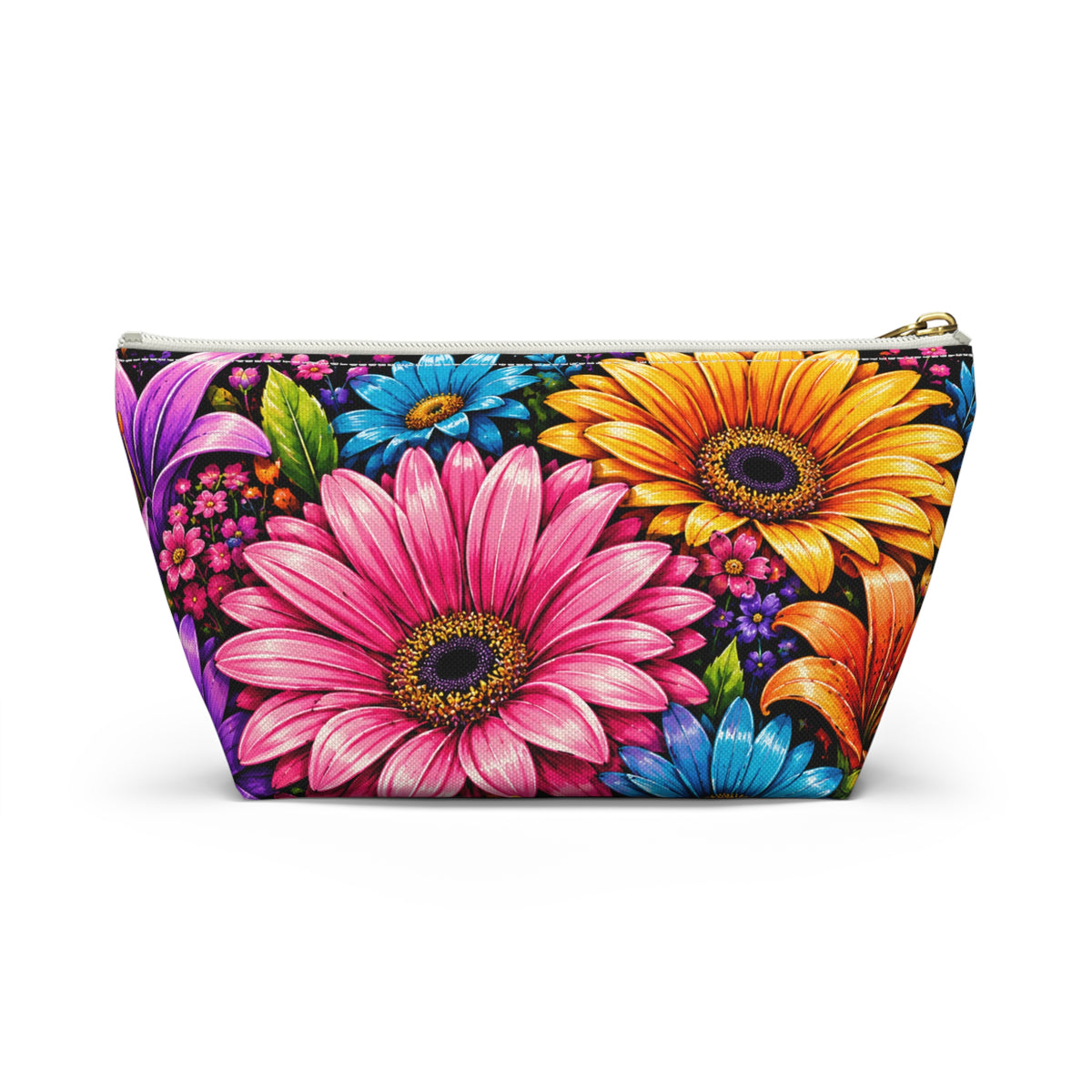 Floral Daisy Accessory Pouch