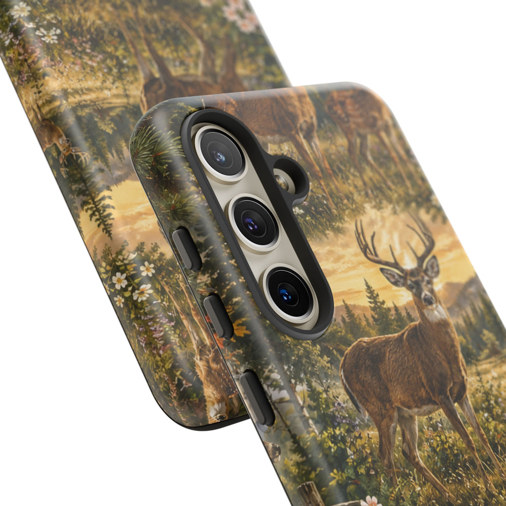 Deer Forest Phone Case — Woodland Bucks Nature iPhone Cover