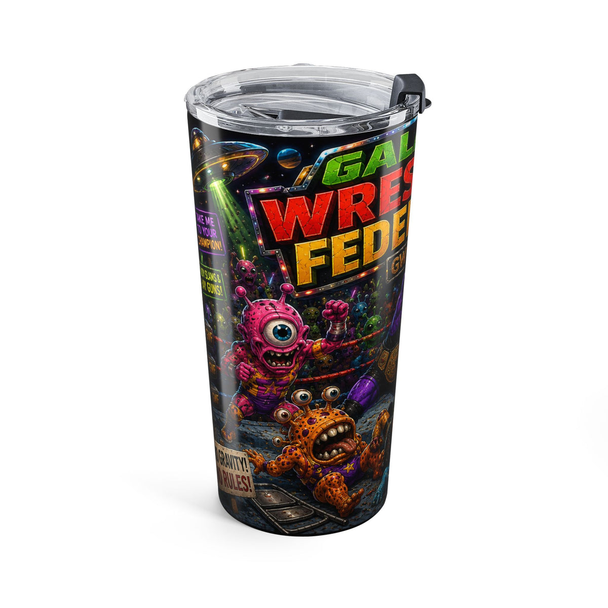 Galactic Wrestling Federation Tumbler | Space Monster Championship