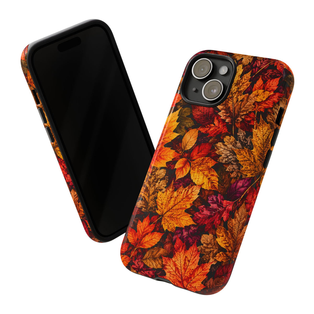 Autumn Leaves Tough Phone Case — Fall Foliage Protective Cover