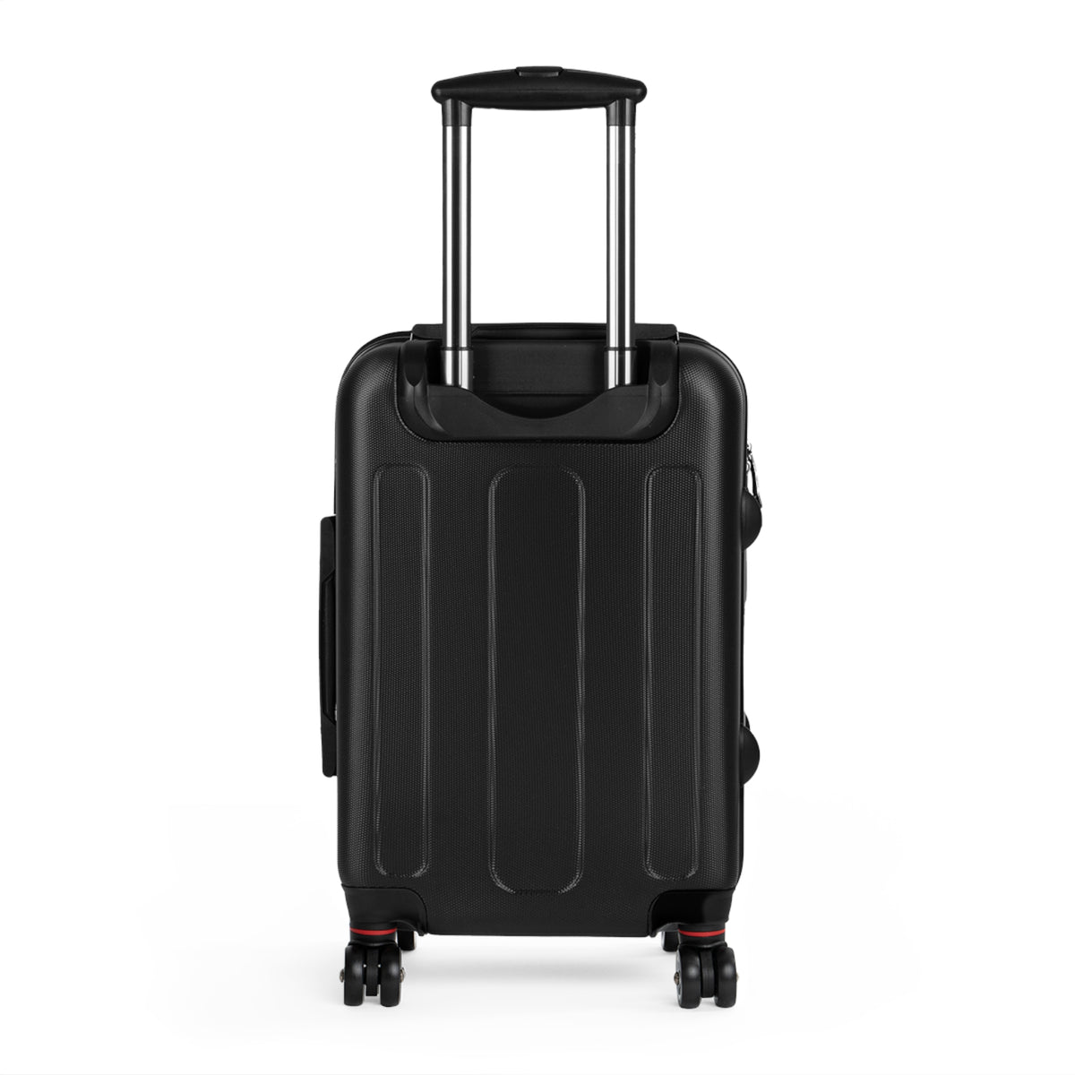 Neon Pink Flamingo Carry-On Suitcase — Retro Tropical Travel Luggage