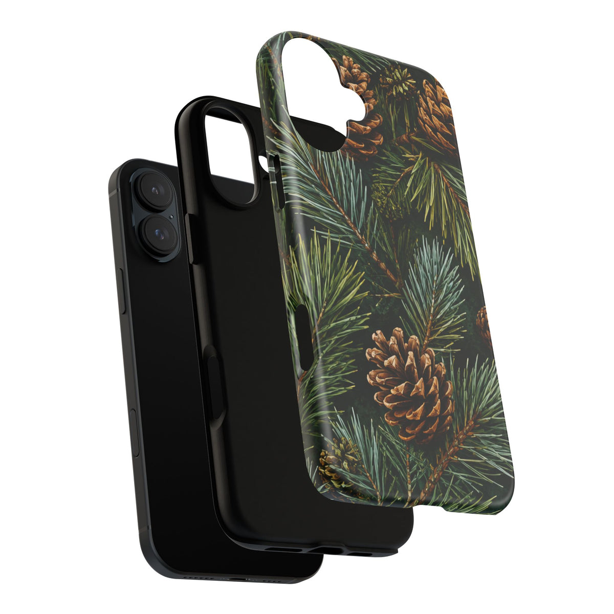 Pinecone Pines Phone Case — Festive Evergreen iPhone Cover