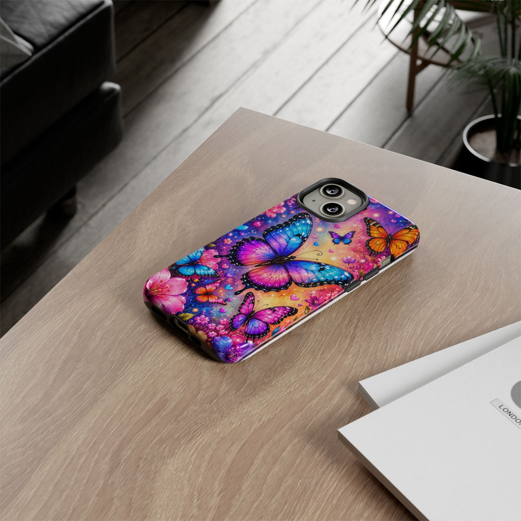 Colorful Butterfly Pattern Phone Case | Tough Cases