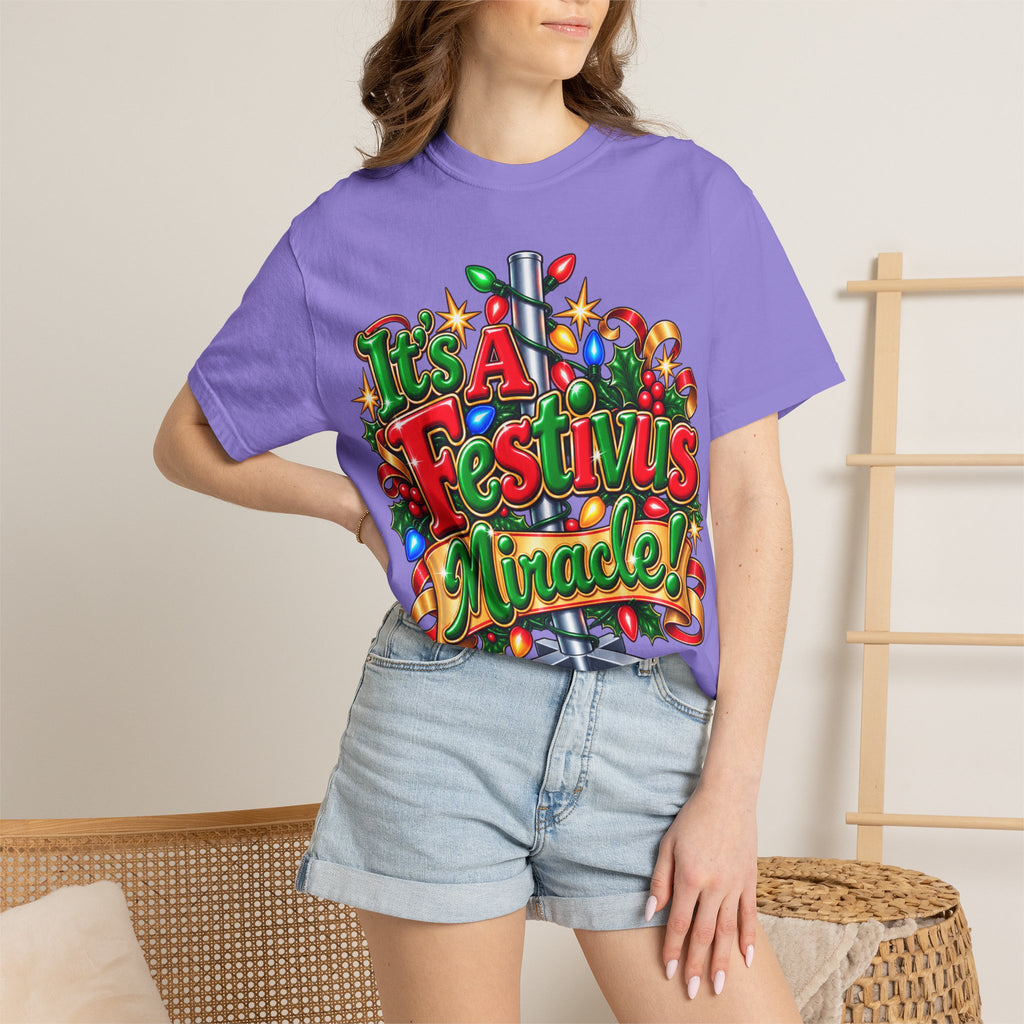 Festivus Miracle T-Shirt — Holiday Comedy Graphic Tee