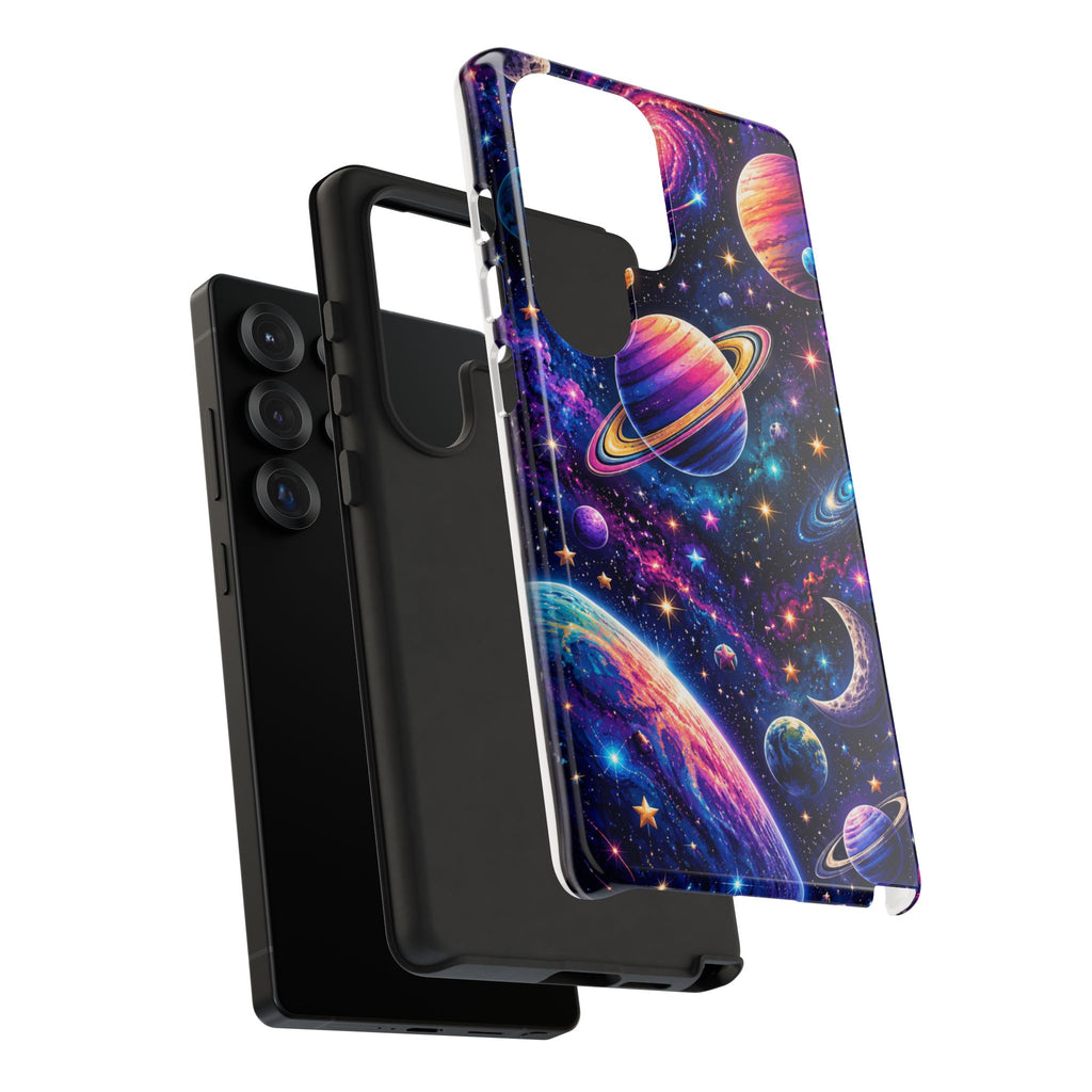 Colorful Galaxy Planets phone case | Tough Case