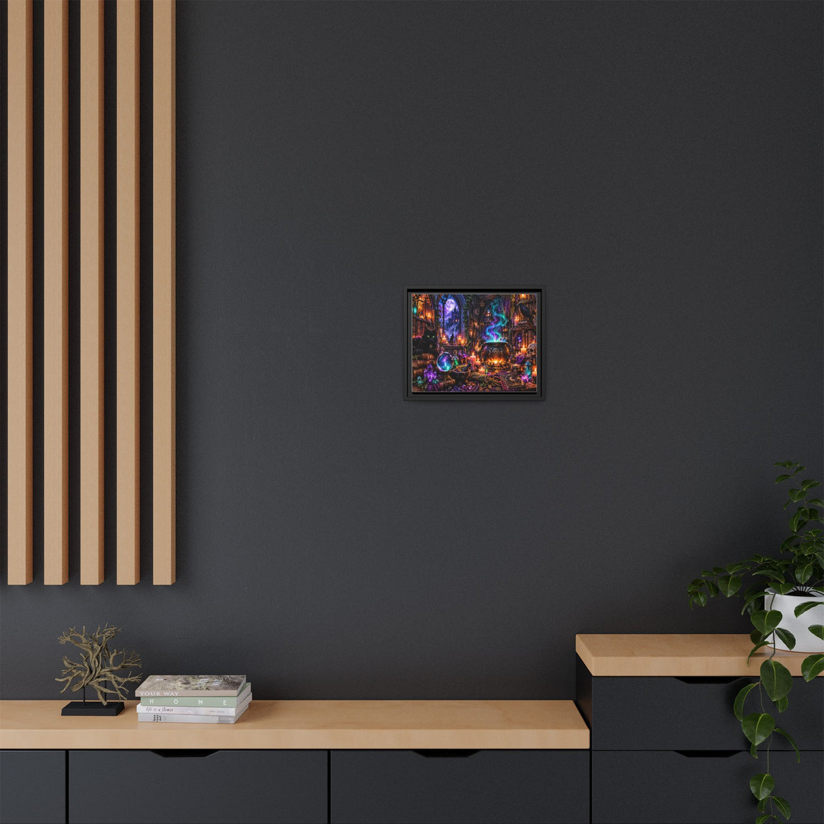 Mystic Witch’s Apothecary Matte Canvas Framed Art