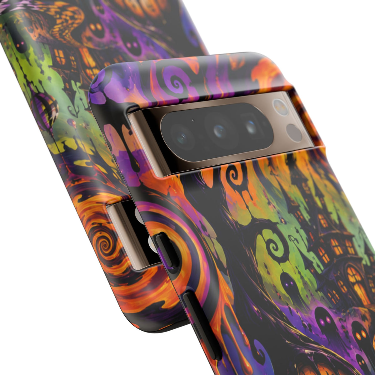 Phone Case — Psychedelic Haunted House Halloween Design