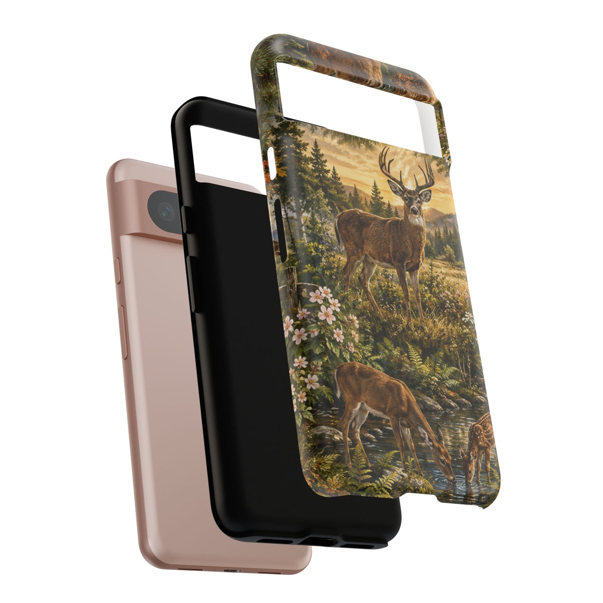 Deer Forest Phone Case — Woodland Bucks Nature iPhone Cover