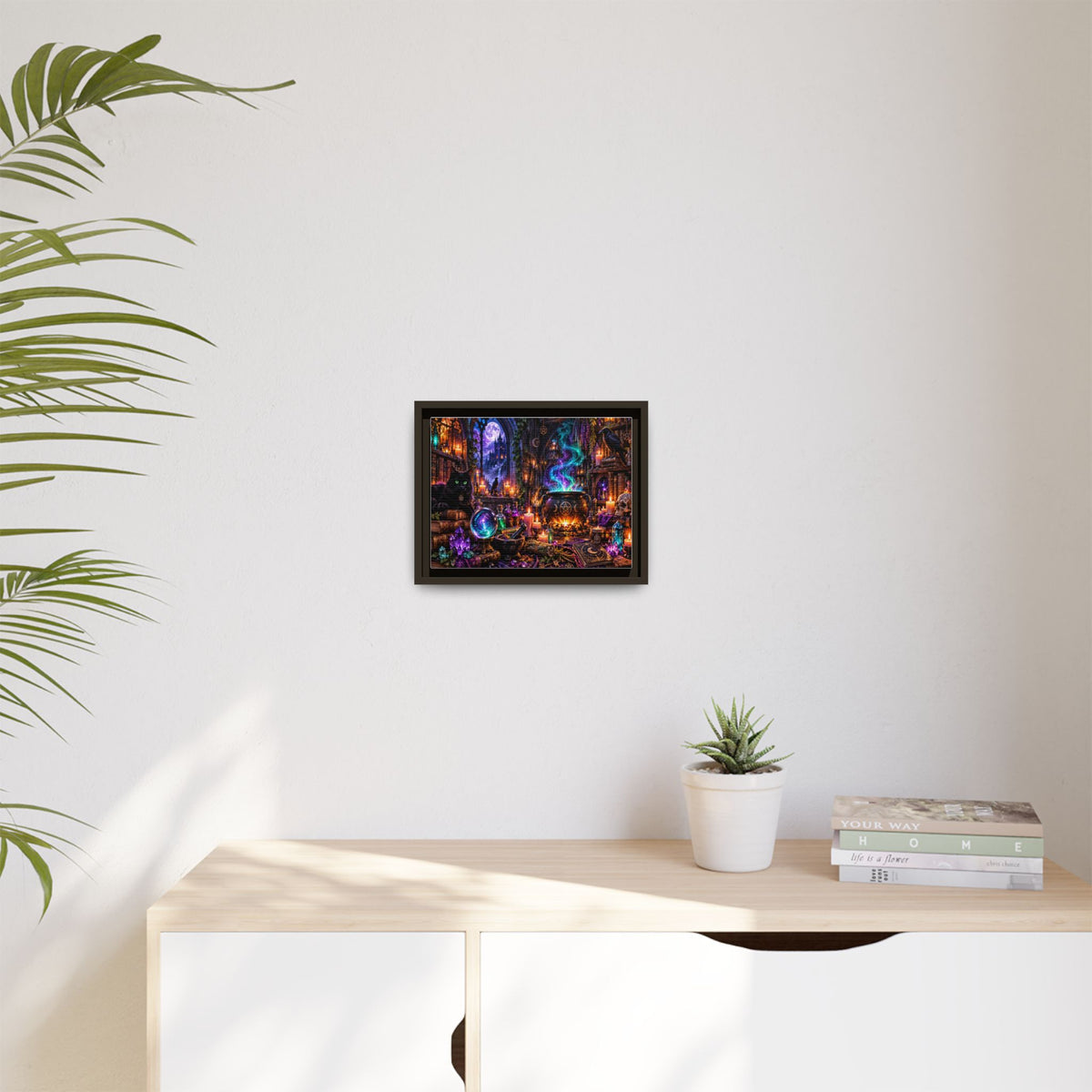 Mystic Witch’s Apothecary Matte Canvas Framed Art