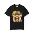 High Anxiety Cat Illustration T-shirt | Nervous Kitty Graphic Tee