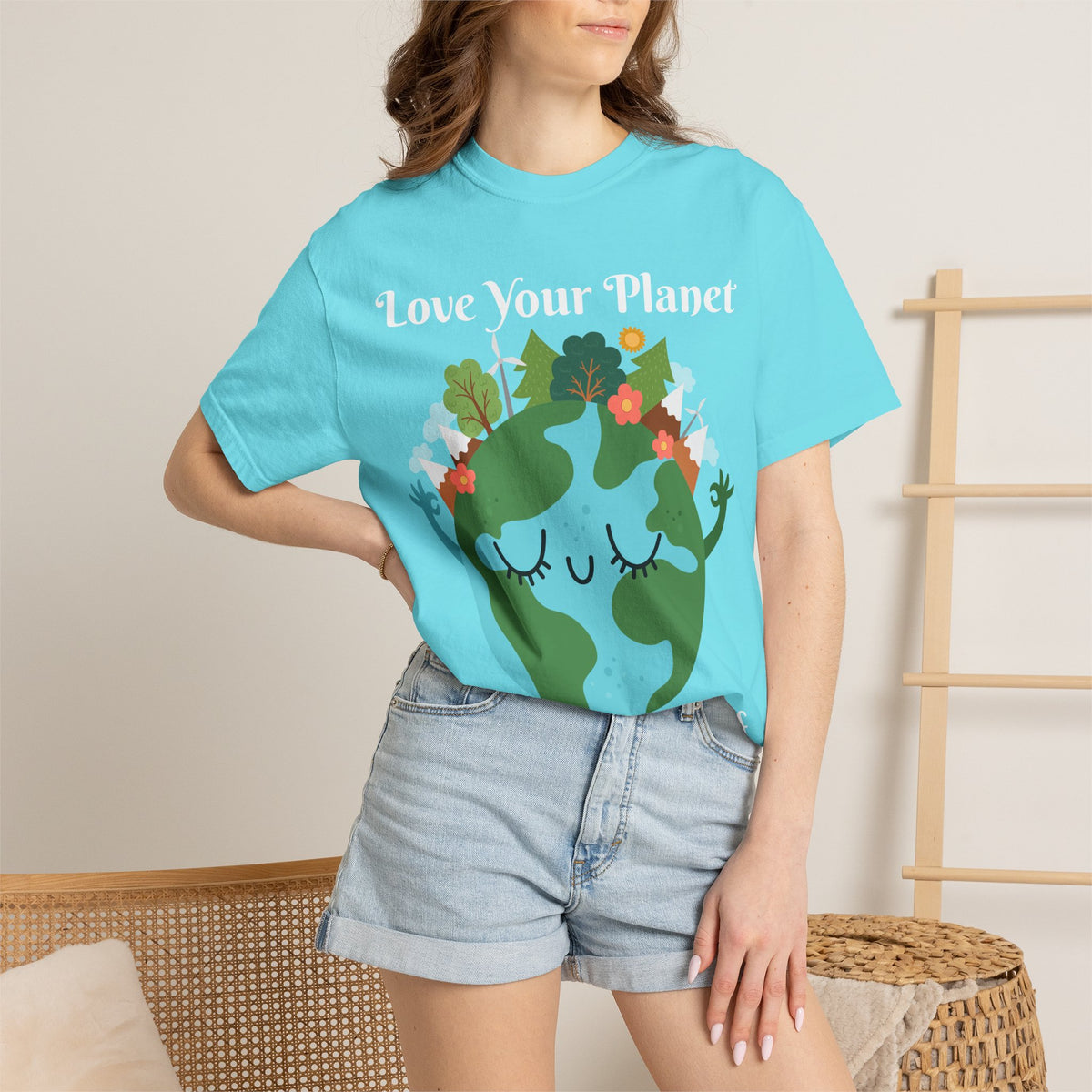 Love Your Planet Love Yourself T-Shirt — Earth Day Eco-Friendly Graphic Tee