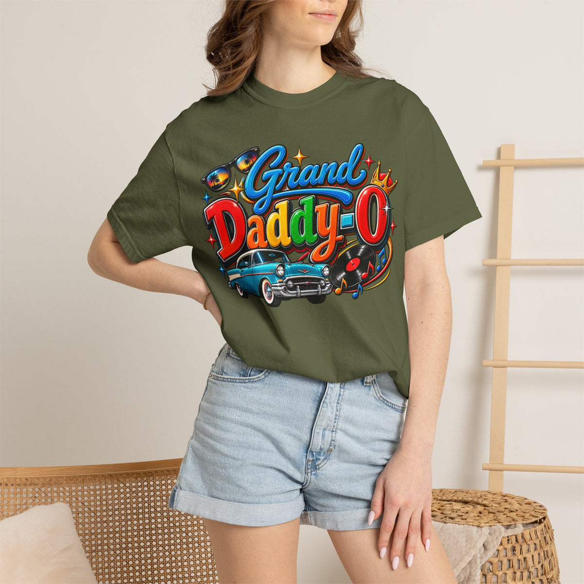 Grand Daddy-O Retro Car Graphic T-Shirt