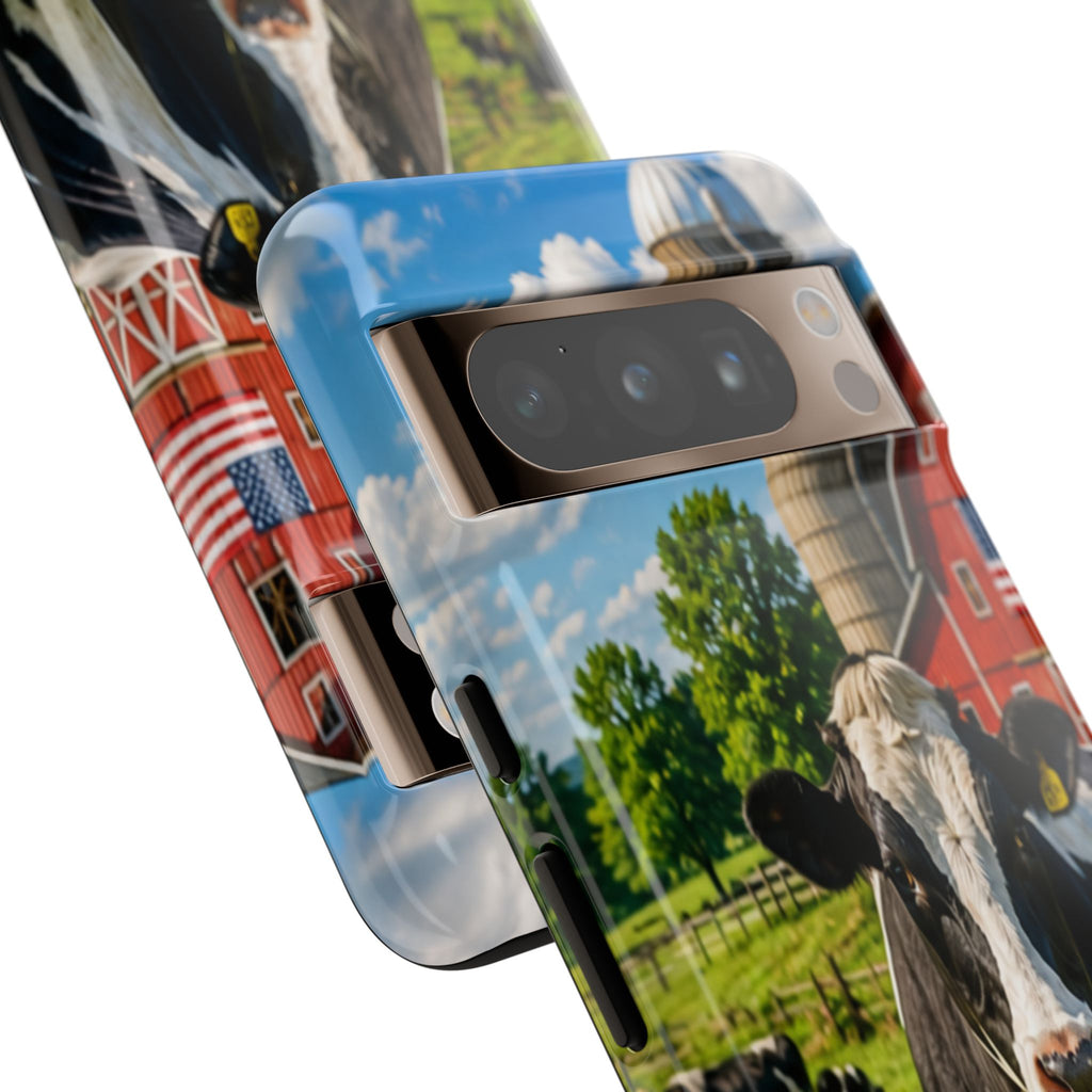 Cow Farm Phone Case — Rustic Barnyard iPhone Cover