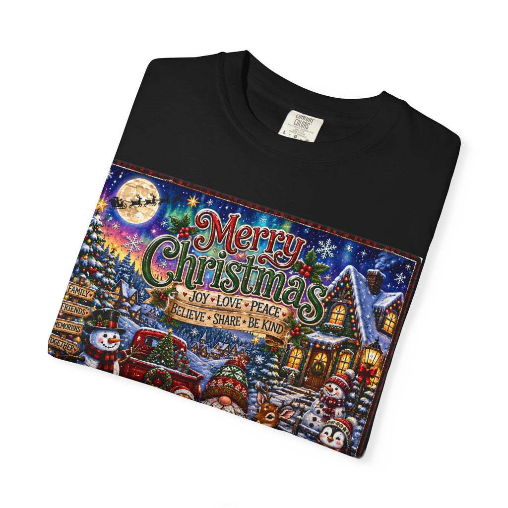 Christmas Village Dogs T-Shirt — Merry Christmas Dog Lover Tee