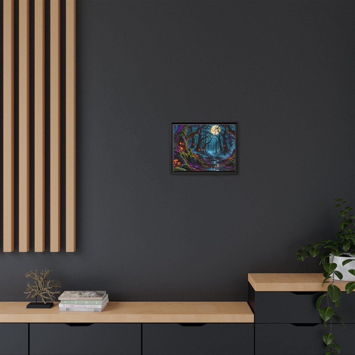Matte Canvas, Framed (Multi-color)