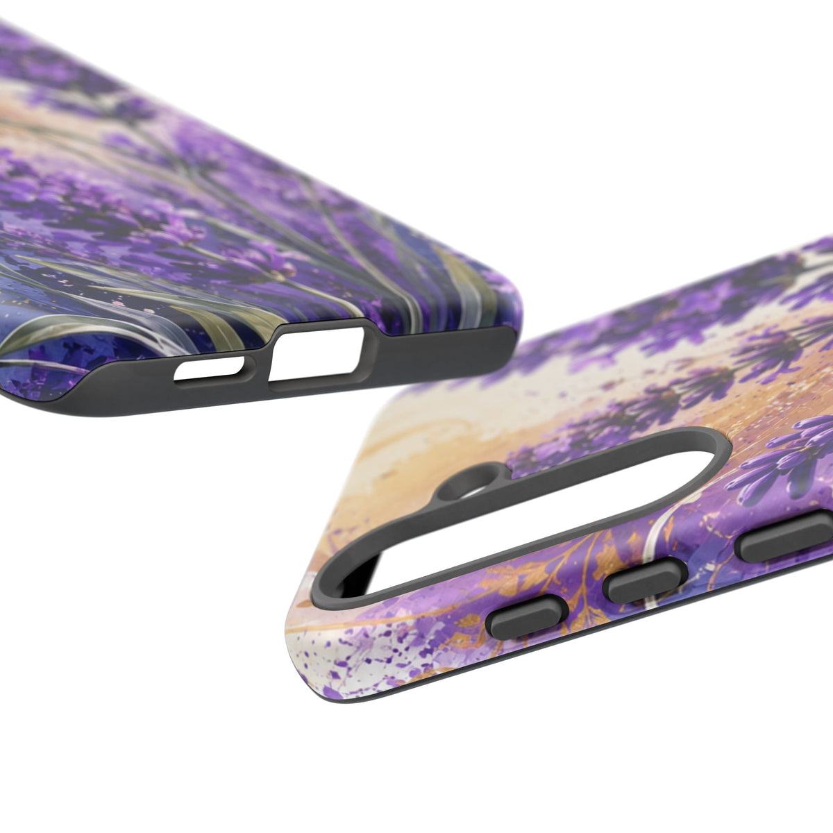 Lavender Bouquet Tough Phone Case — Protective Floral iPhone Case