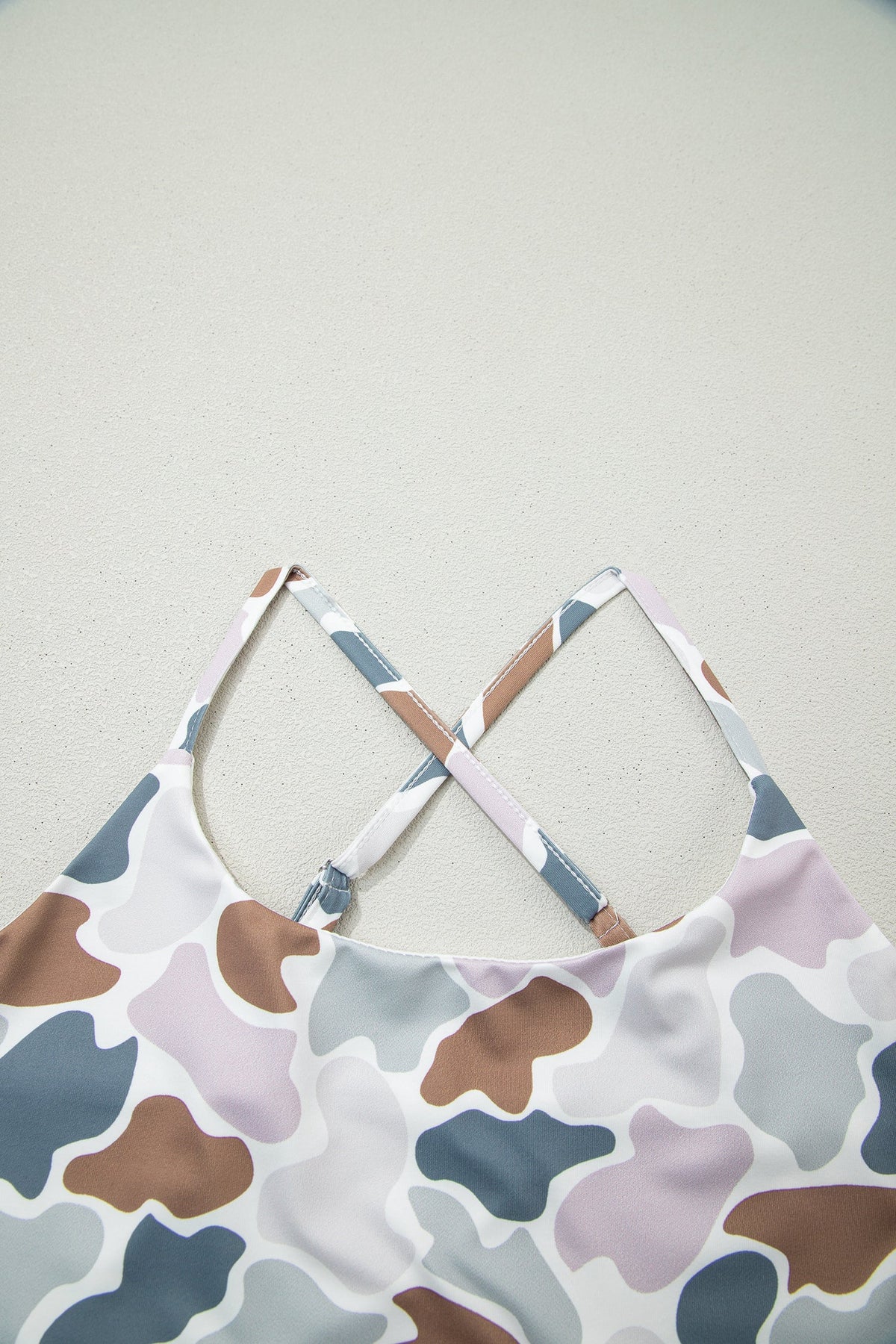 Camo Cropped Tank & Shorts Athleisure Set