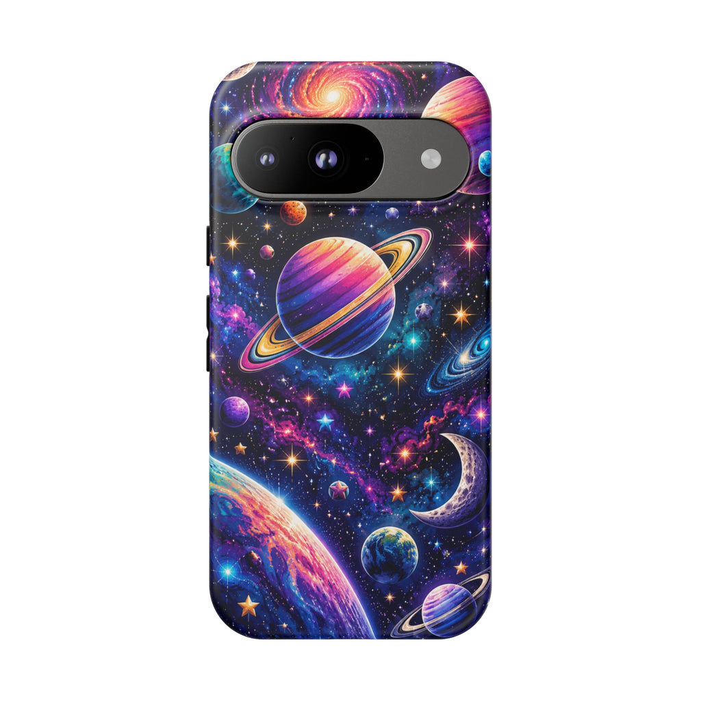 Colorful Galaxy Planets phone case | Tough Case