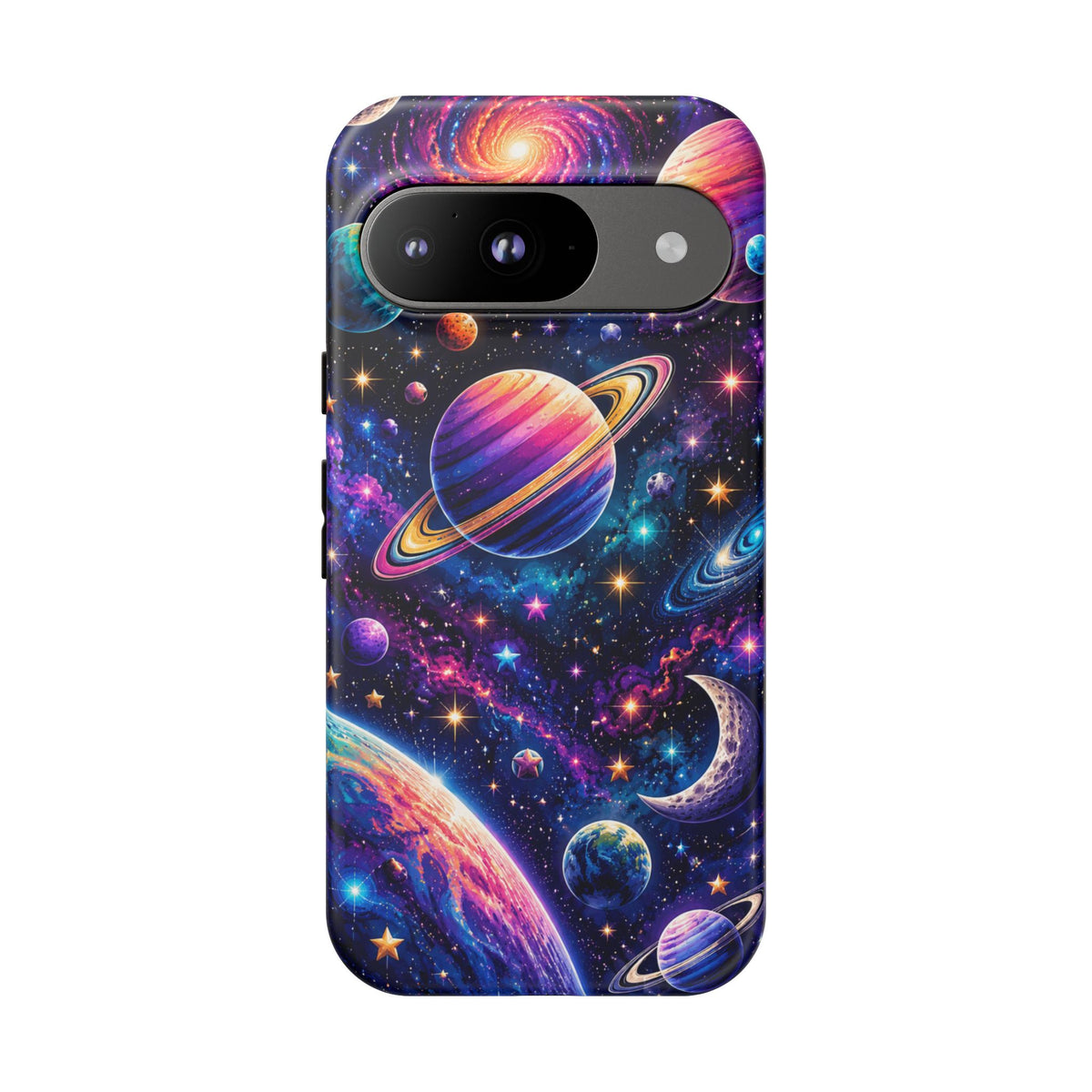 Colorful Galaxy Planets phone case | Tough Case