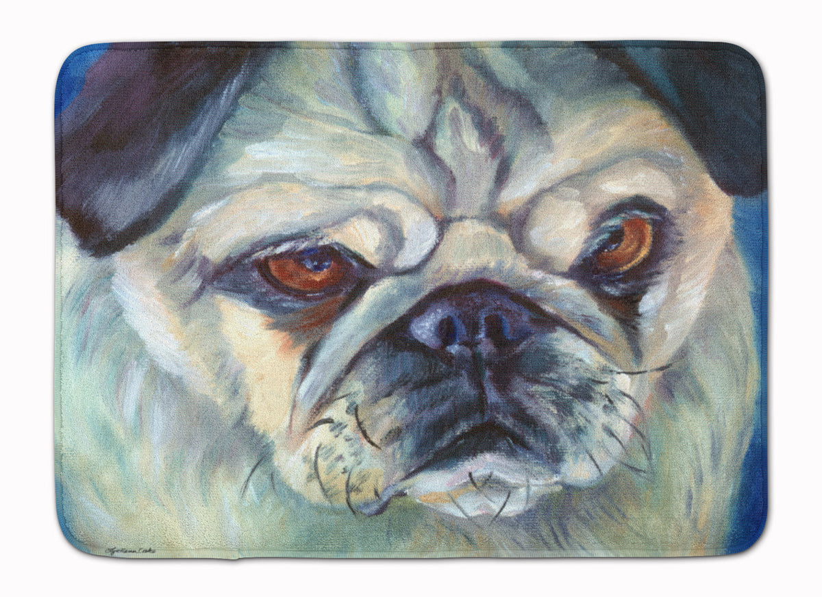 Pug in Thought Memory Foam Kitchen Mat Machine Washable Anti-Fatigue Cushion Comfort Bath or Kitchen Rug