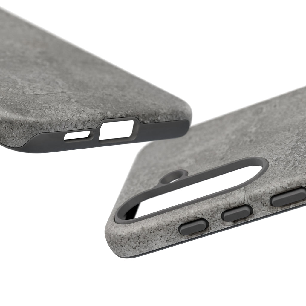 Concrete Texture Phone Case — Rugged Grey Protective iPhone Cover
