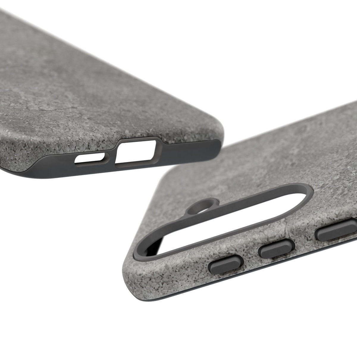 Concrete Texture Phone Case — Rugged Grey Protective iPhone Cover