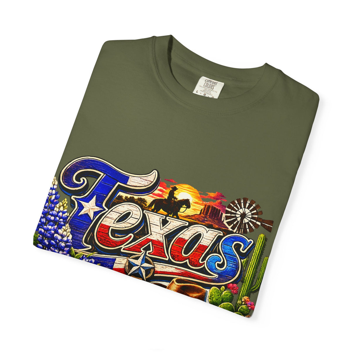 Texas Vintage Postcard T-Shirt | Lone Star State Roadtrip