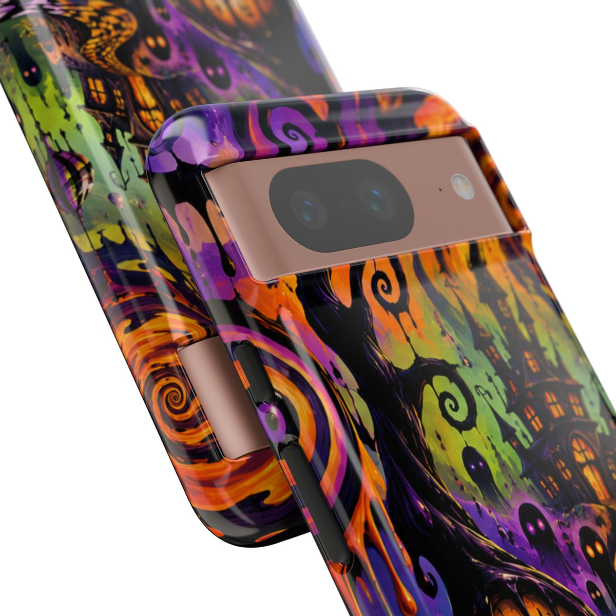 Phone Case — Psychedelic Haunted House Halloween Design