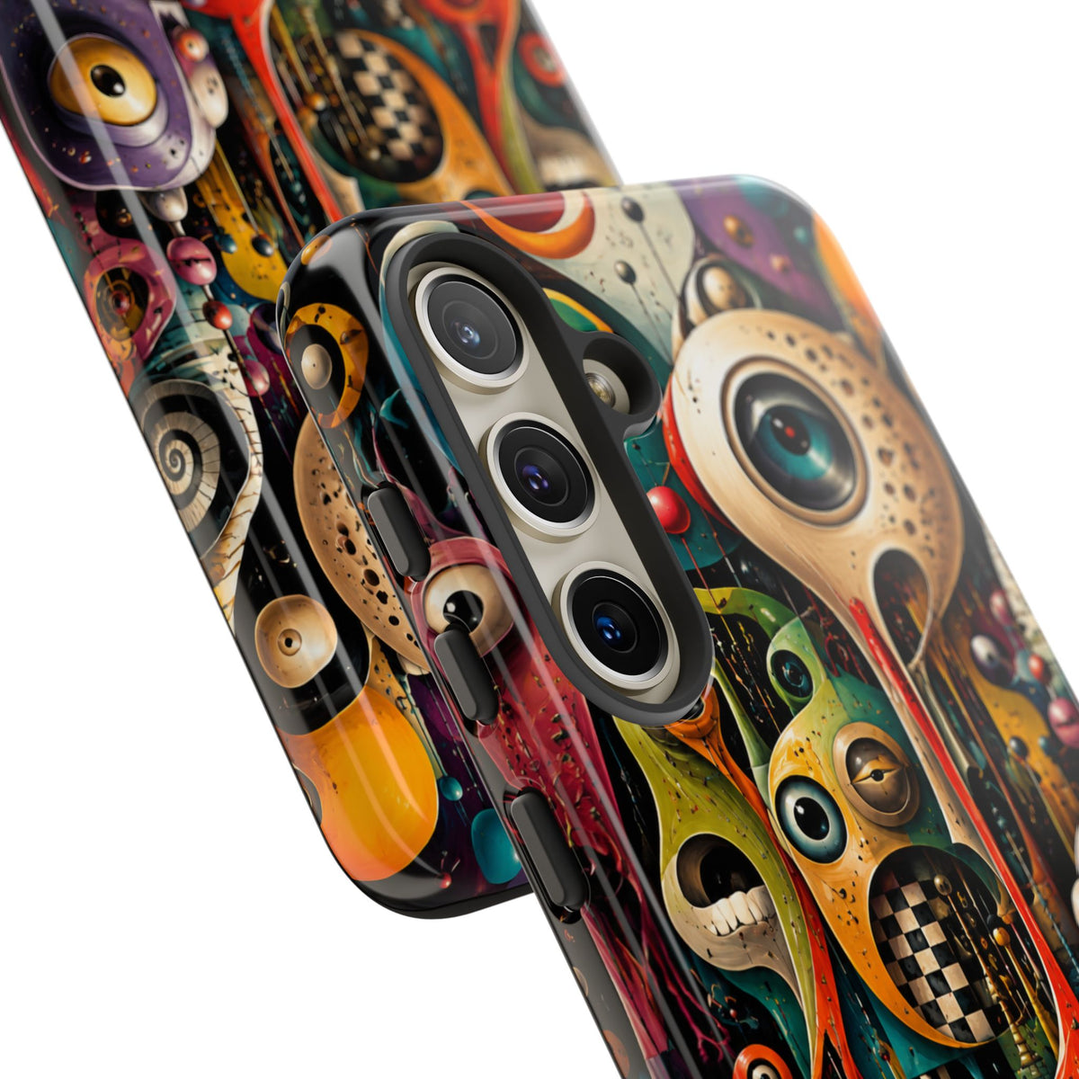 Surreal Monster Art Phone Case — Colorful Abstract Creature Design
