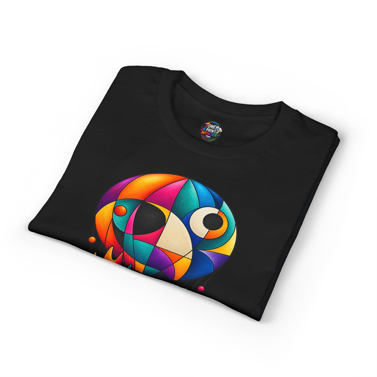 Colorful Geometric Hot Air Balloon T-Shirt