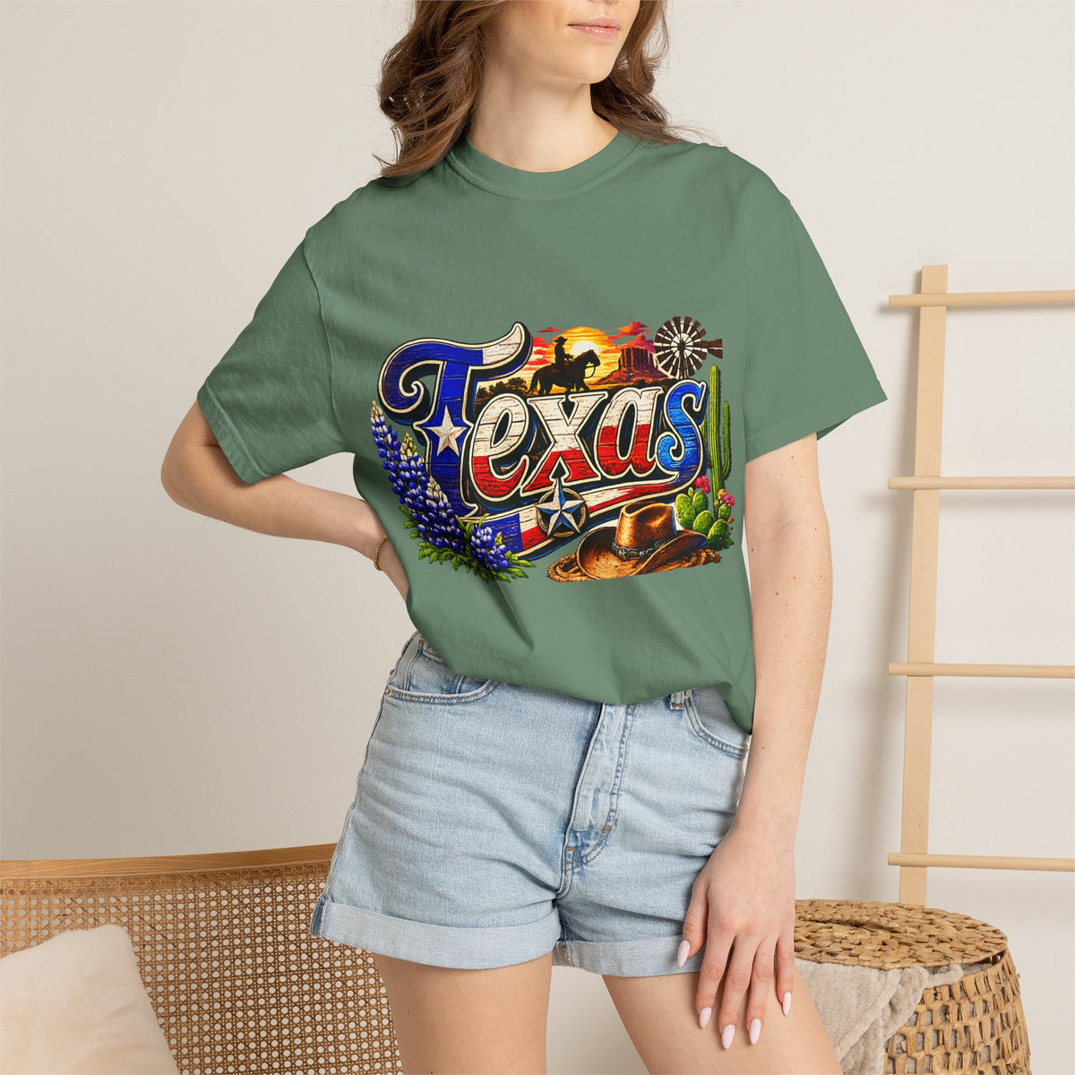 Texas Vintage Postcard T-Shirt | Lone Star State Roadtrip