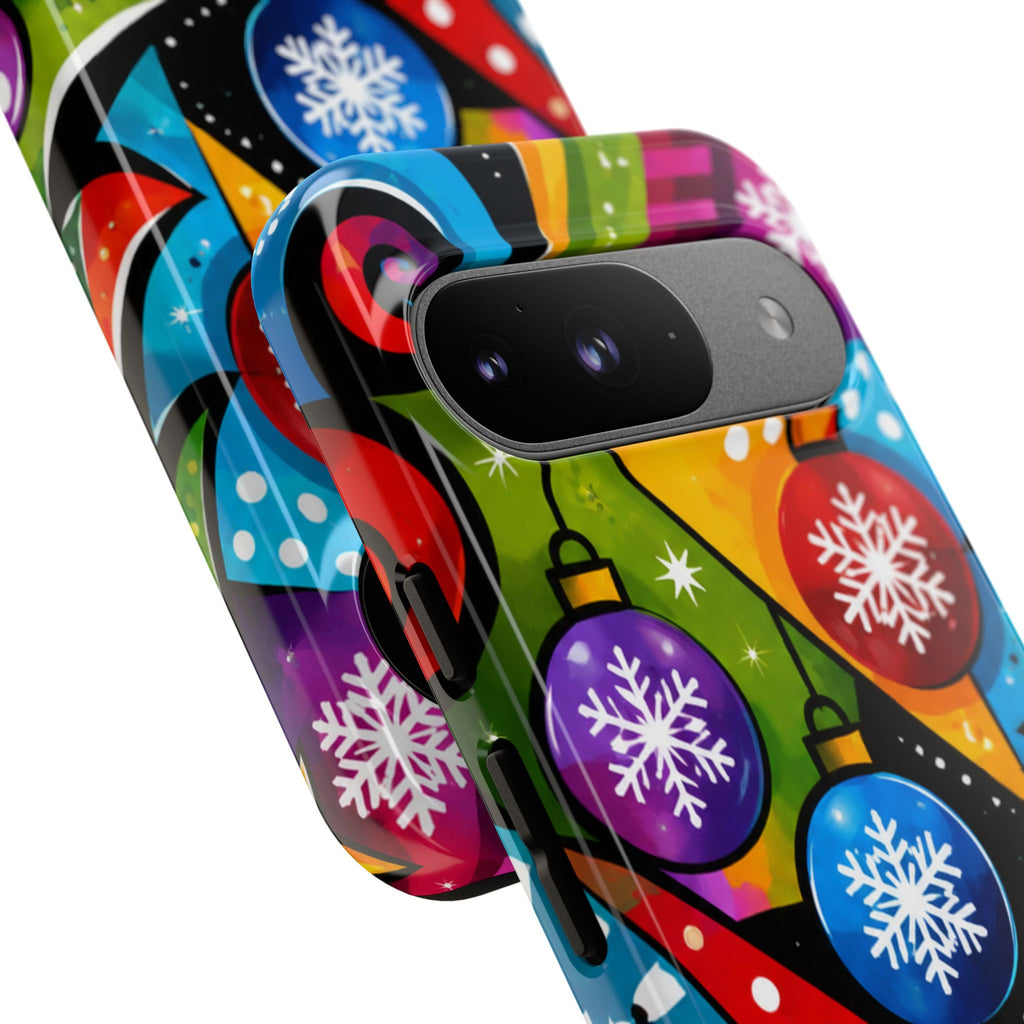 Holiday Ornament Phone Case — Colorful Festive Christmas Design