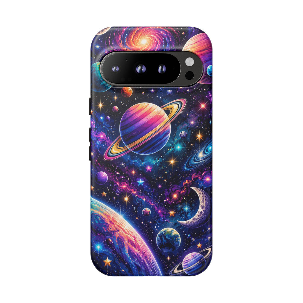 Colorful Galaxy Planets phone case | Tough Case