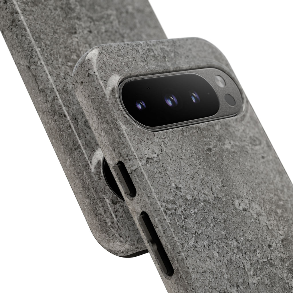 Concrete Texture Phone Case — Rugged Grey Protective iPhone Cover