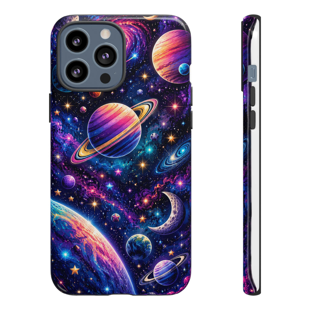 Colorful Galaxy Planets phone case | Tough Case