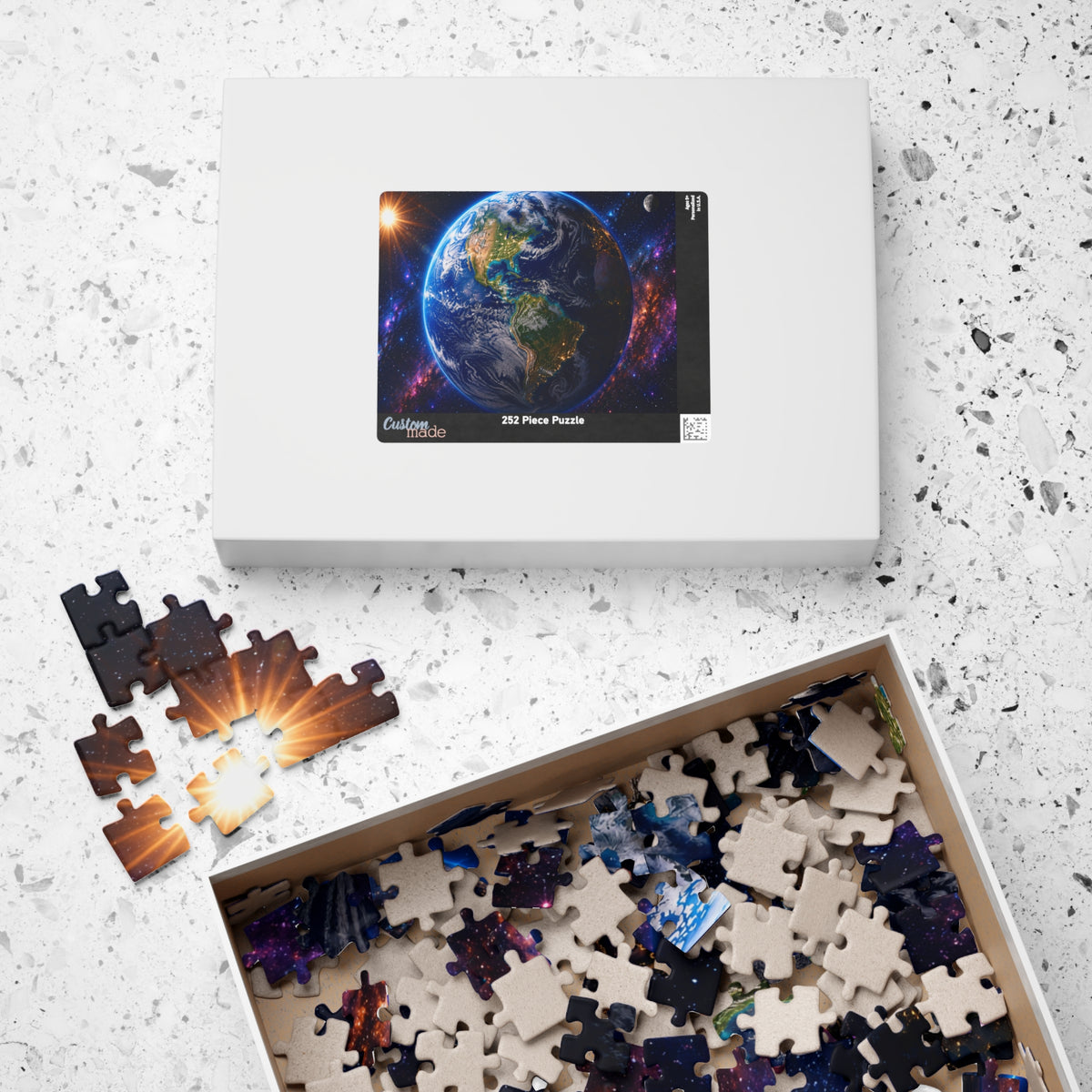 Earth from Space Jigsaw Puzzle — Planetary Scene Puzzle (110–1014 Pieces)