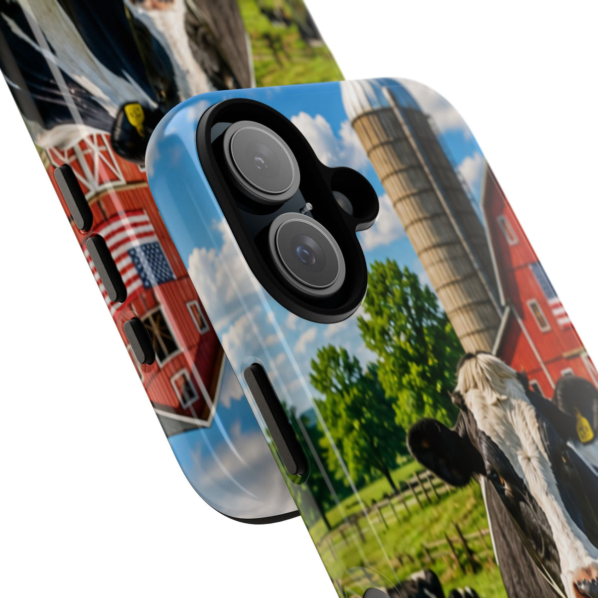 Cow Farm Phone Case — Rustic Barnyard iPhone Cover
