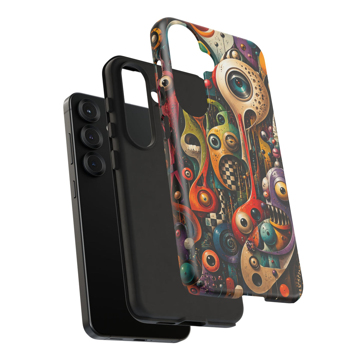 Surreal Monster Art Phone Case — Colorful Abstract Creature Design