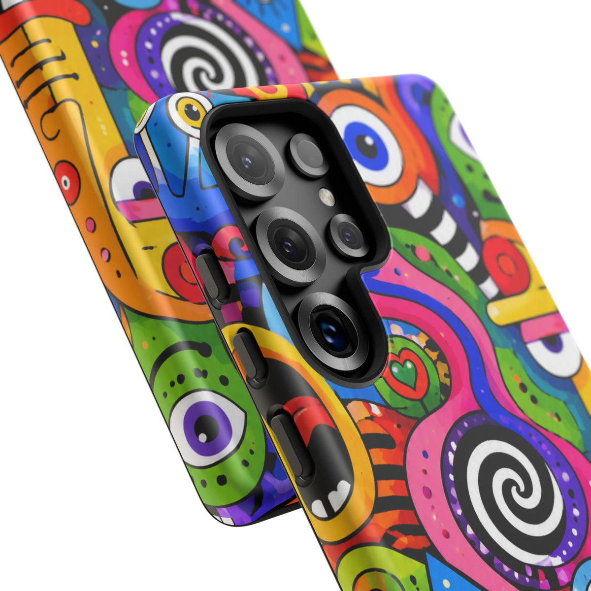 Colorful Abstract Doodle Tough Phone Case