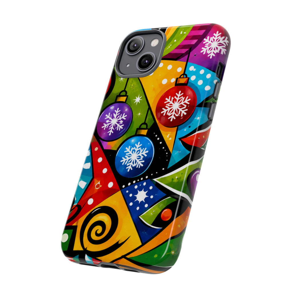 Holiday Ornament Phone Case — Colorful Festive Christmas Design