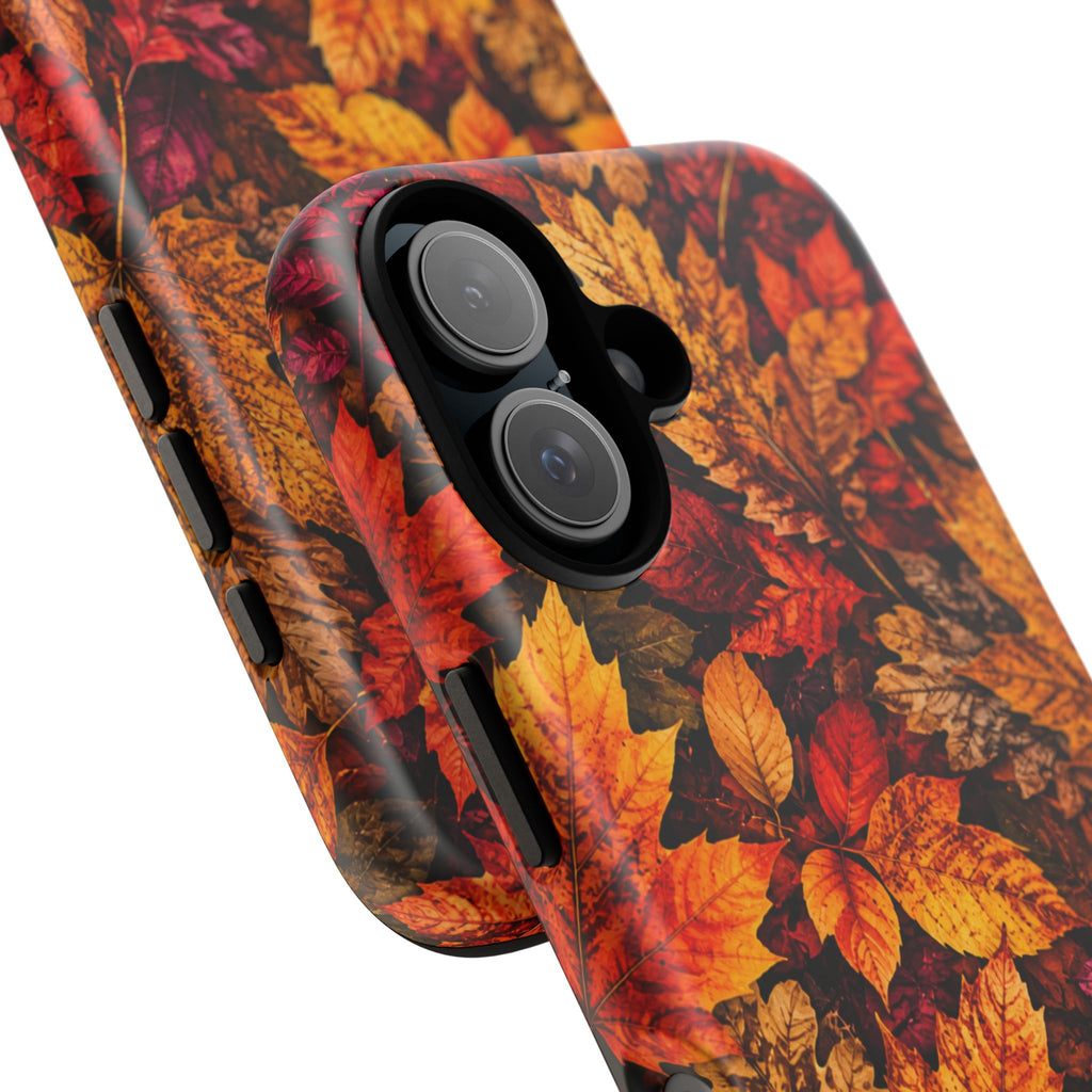 Autumn Leaves Tough Phone Case — Fall Foliage Protective Cover