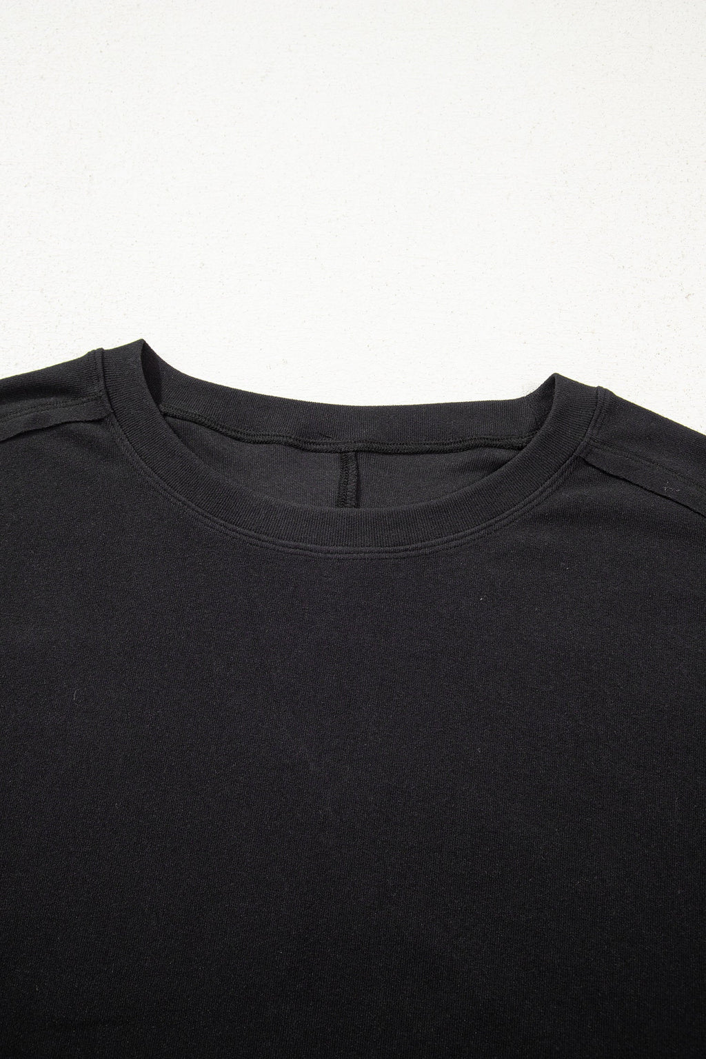 Bow Mesh Patchwork Long Sleeve Tee