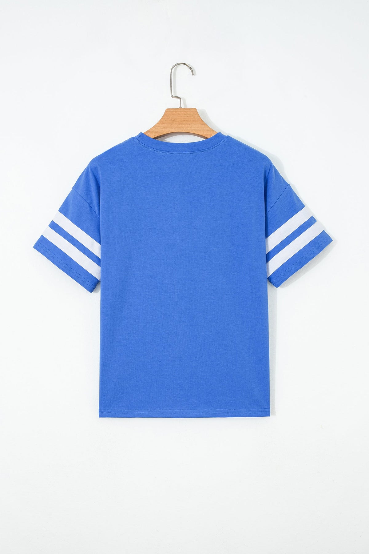 Varsity Stripe Crew Neck Short Sleeve T-Shirt